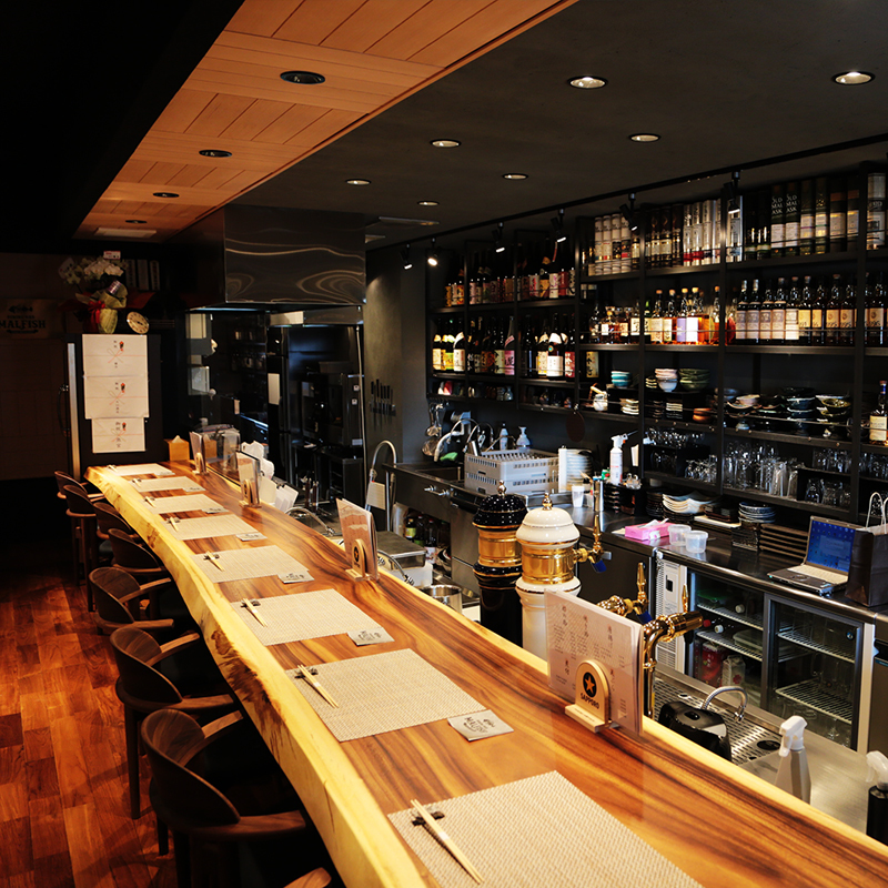 雰囲気の良い店内